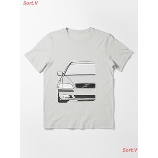 โลโก้ Volvo S40/V40 T4 Front Best T-shirt Design Essential T-Shirt เสื้อยืดพิมพ์ลาย เสื้อยืดโลโก้รถ