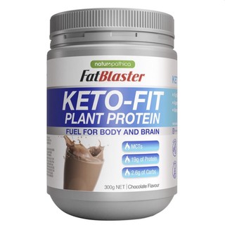 Naturopathica Fatblaster Keto Fit Protein Shake Chocolate 300g