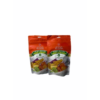 ผัก,ผลไม้รวม อบกรอบ MIX FRUIT CHIPS Te Hung นำเข้าจาก เวียดนาม แพคสีส้ม-ขาว 100g ขนาดเล็ก 1SETCOMBO/จำนวน 2 แพค/บรรจุปริมาณ 200g ราคาพิเศษ สินค้าพร้อมส่ง