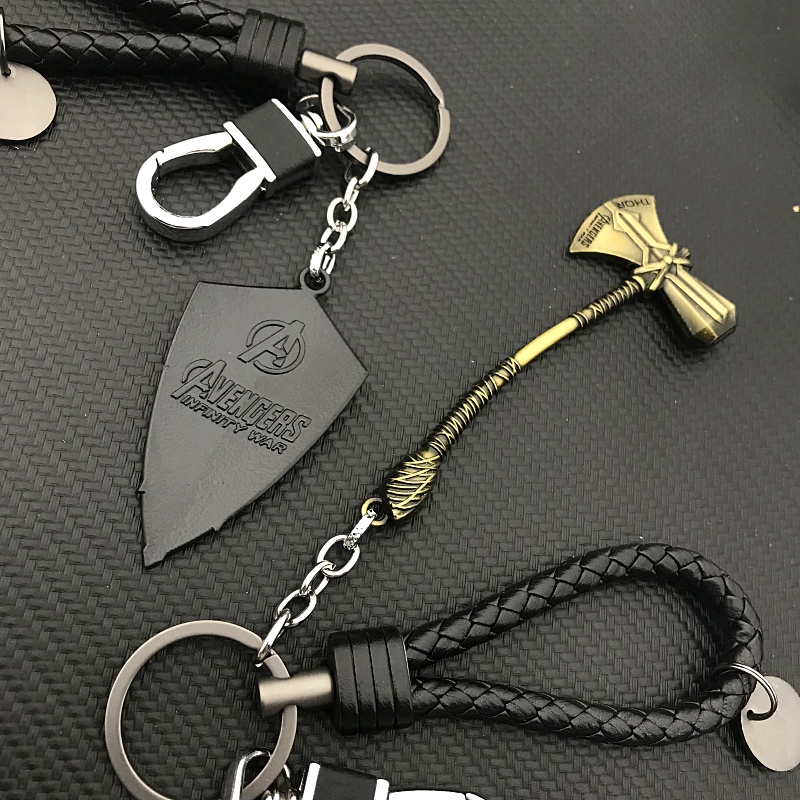 พวงกุญแจราคาถูก Avengers 3 Keychain Thor's Hammer Tomahawk Keychain ...