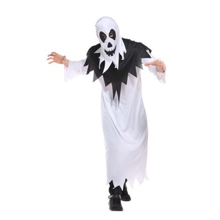 แฟนซีคอสตูมคอสเพลย์ฮัลโลวีนผู้ใหญ่ Hooded Robe Ghost Adult costume ในชุดมีชุดคลุมและฮู้ด ขนาดเหมาะกับความสูง 165-175 cm.