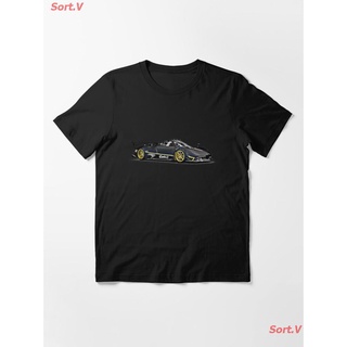 CAR Pagani Zonda R Supercar Racing Cartoon Essential T-Shirt เสื้อยืดพิมพ์ลาย เสื้อยืดโลโก้รถ