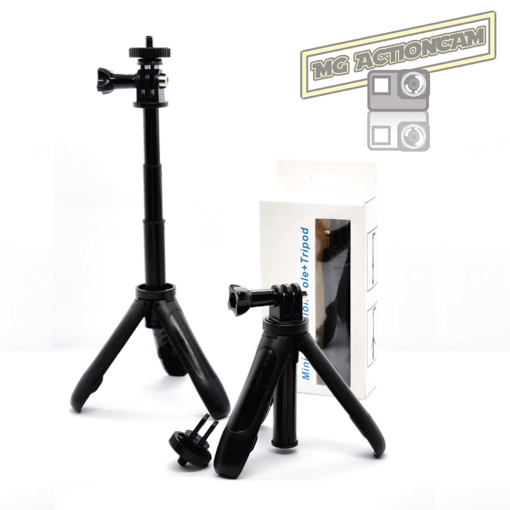 Mini extension pole + tripod ไม้เซลฟี่ GOPRO Shorty Gopro ขาตั้งกล้องขนาดเล็ก ไม้สามขา ยืดได้ 23 ซม.