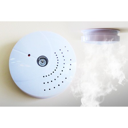 Smoke Detector with LED Light and Siren Alarm