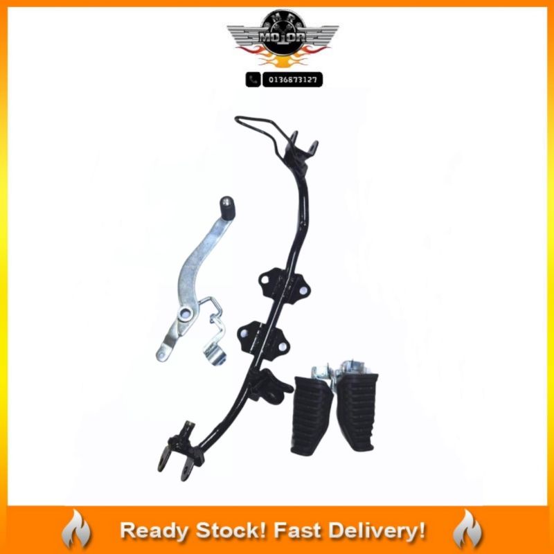LC135 5S LC135 5S FOOTREST BAR SET พร้อมชุดเกียร์ LEVER &FOOTREST