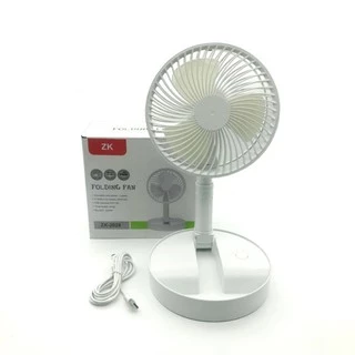 พัดลม USB Desktop Fan พัดลมไฟฟ้า แบบพกพาพับได้ พัดลมตั้งโต๊ะ ยืดหดได้