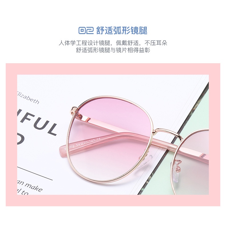 ins Influencer Hong Kong Flavor Retro Style Sunglasses Female Street