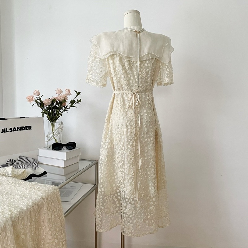 Nooch.Closet : ชุดเดรสลูกไม้ Sweet Lace Dress ราคา ถูกที่สุด ดีลบีเคเค แกลเลอรีภาพที่ 8
