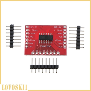 [LOVOSKI1] 74HC595 Register Breakout Board PCB Module SN74HC595N