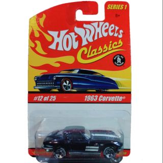 Hot Wheels รถเหล็ก Chevrolet Corvette 1963 แพ็ค Classic