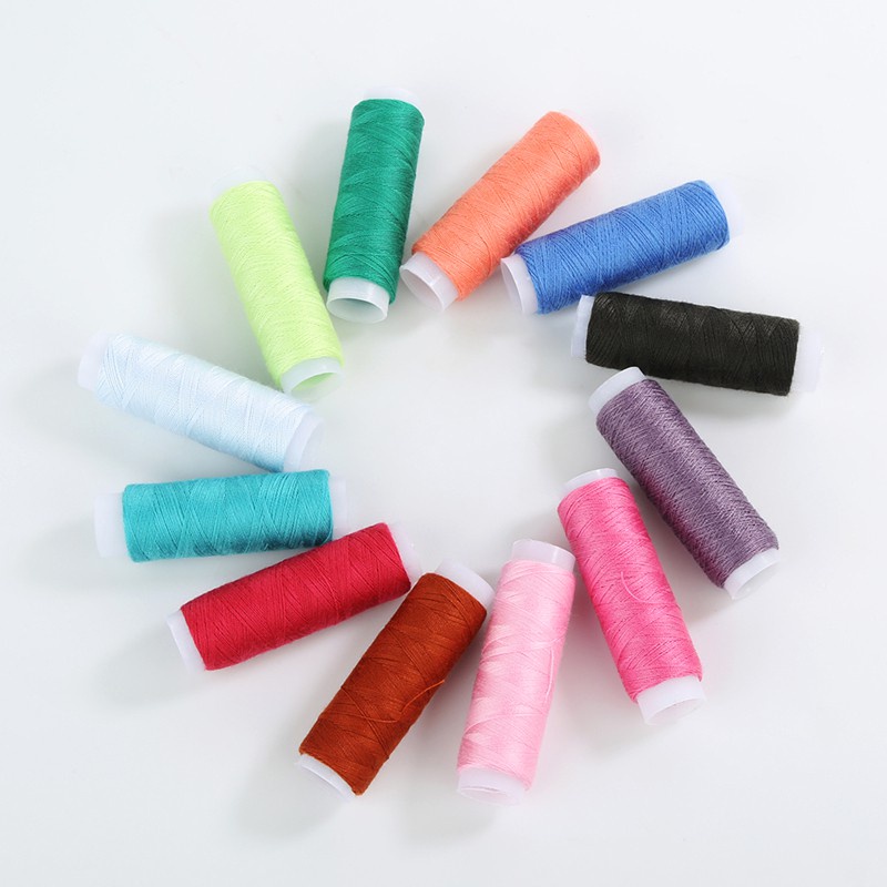 DUWEN 39 ชิ้นสีผสมเส้นด้ายโพลีเอสเตอร์ 100% ด้ายเย็บผ้าเครื่องม้วนมือเย็บปักถักร้อย 200 หลาแต่ละ Spool สำหรับชุดเย็บผ้าที่บ้าน ราคา ถูกที่สุด ดีลบีเคเค แกลเลอรีภาพที่ 3