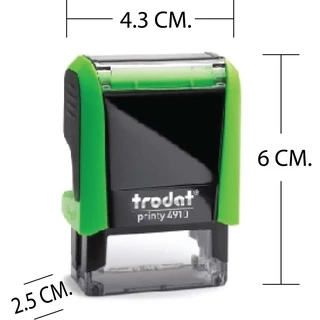 ตรายางหมึกในตัว Trodat4910(ทักแชทก่อนสั่งซื้อทุกครั้ง)