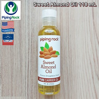 PipingRock® Sweet Almond Oil 118 mL น้ำมันอัลมอนด์ สกัดเข้มข้น