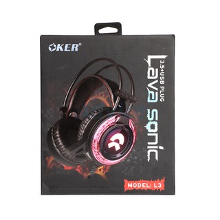 Headphone Oker LavaSonic L3 Gaming ไฟ 7สี