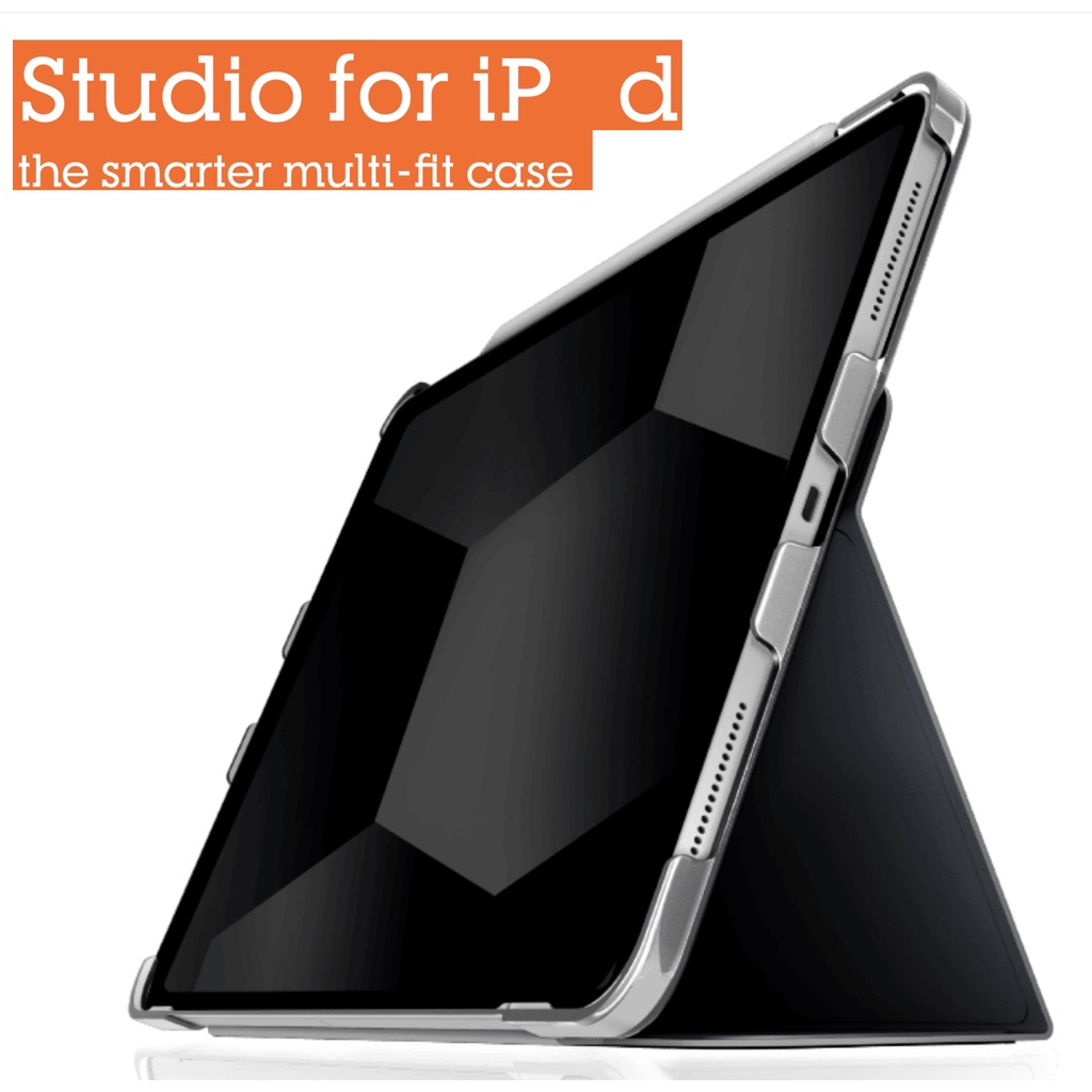 STM Studio Air&Pro เคสบางกันงอสำหรับ ไอแผดแอร์ M3/M2/5/4 และโปร 11" 2022-2018 เจน 4, 3, 2, 1 ของแท้
