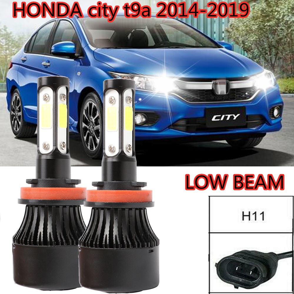 2pc 4SIDE Bright H11 LED LOW BEAM ไฟหน้าสําหรับ HONDA city t9a 2014-2019