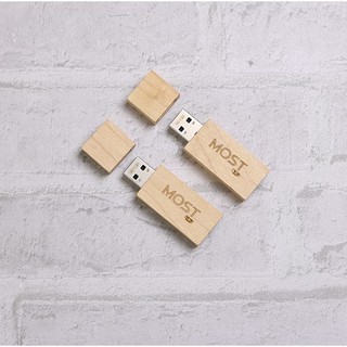 S-UW-01 แฟลชไดร์ฟ ไม้ Flash drive Brand Most