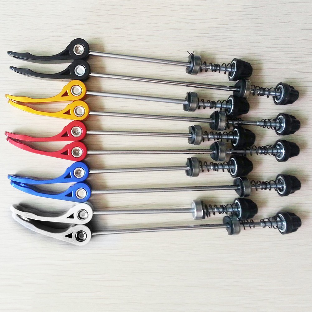 2pcs Bike Bicycle Cycling Wheel HUB Skewers Quick Release Bolt Lever Axle
