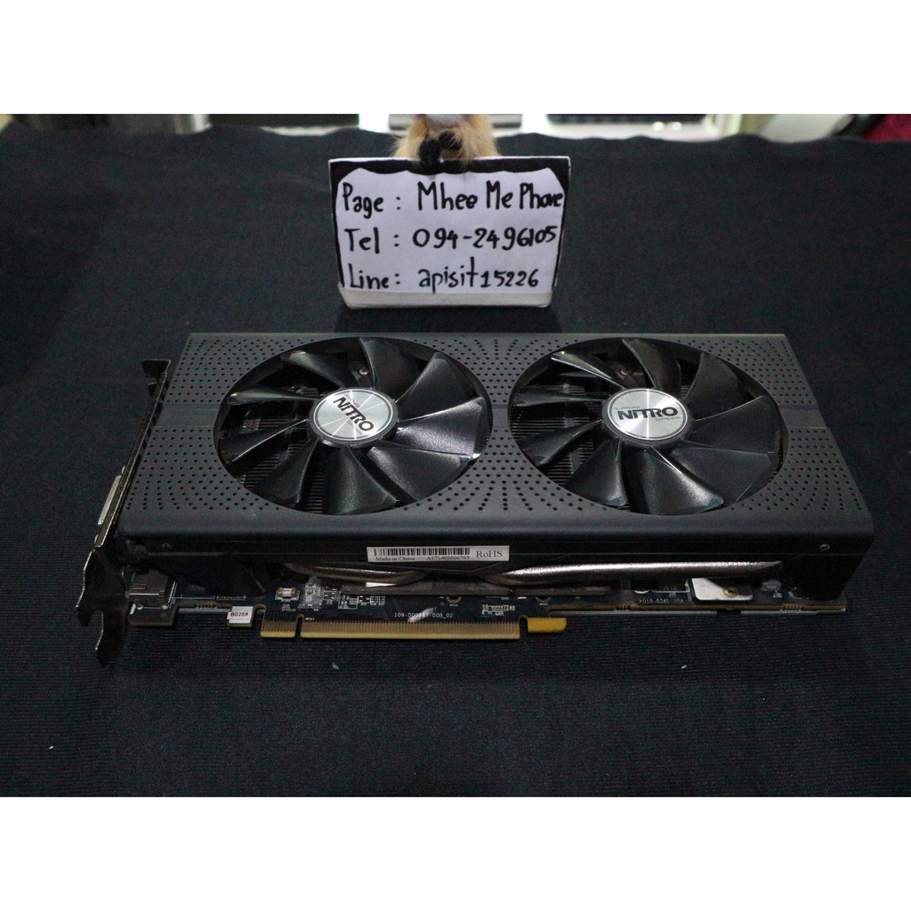 การ์ดจอ Sapphire Nitro+ RADEON RX480 4GB GDDR5 มือสอง