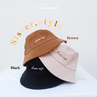 bucket hat หมวกบักเก็ต ผ้าลูกฟูก 3 สี