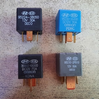 Relay DECO 95230-2P010 / 95224-38050 / 36860-4X000 4 ขา DC 12V 30A/50/70A   KIA Hyundai ของใหม่