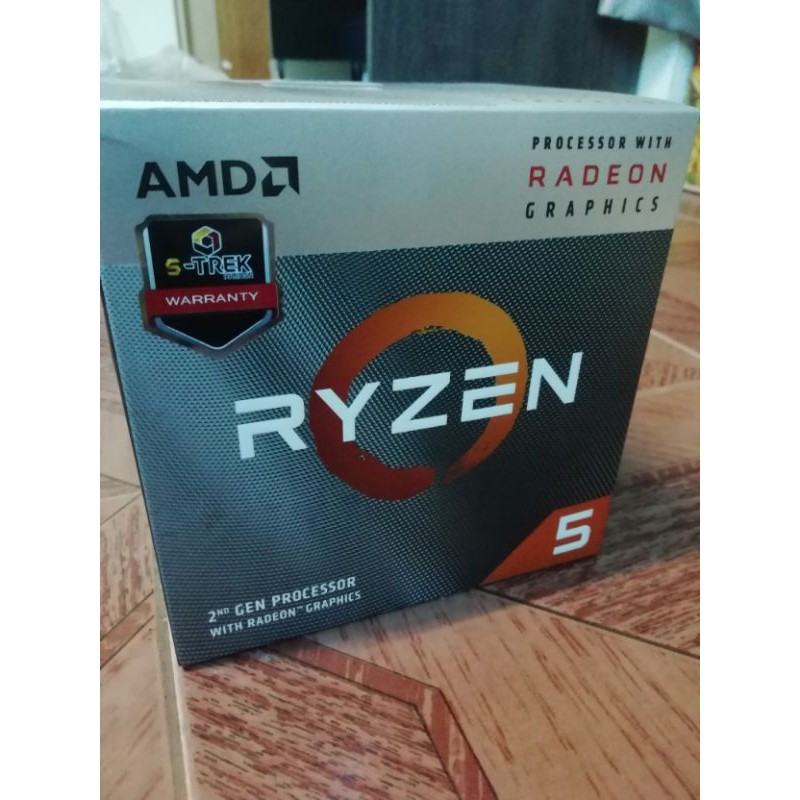 CPU AMD AM4 RYZEN5 3400G (มือสอง)​ กล่อง-อุปกรณ์​ครบ มีประกัน ปี 2022 ส่งฟรี