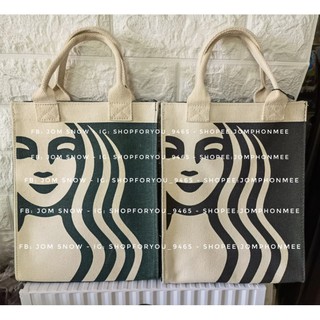 2020​ Starbucks​ Taiwan​ Siren​ Tote Bagกระเป๋าผ้าแคนวาส