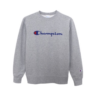 Sweater Champion ของแท้ มือ1 ป้ายห้อย จาก shop ที่ญี่ปุ่น Size L (รอบอก42) สีเทา ราคา 1,750