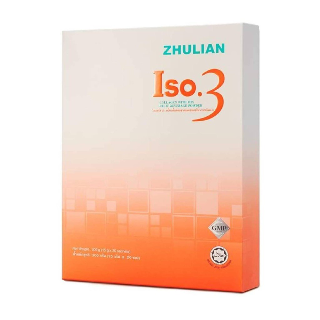 ISO.3 เครื่องดื่มคอลลาเจนและผลไม้ชนิดชง  รหัสสินค้า : TY2017