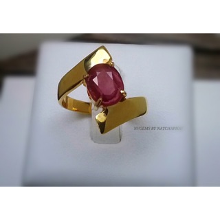 แหวนทับทิมธรรมชาติแท้ ( Natural Ruby)