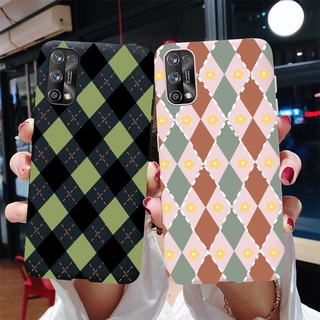 เคส Realme 7 / Realme7 Pro / Realme 7i เคสแฟชั่นใหม่ ลายตารางหมากรุก เคสโทรศัพท์ซิลิโคน เคสด้านหลัง