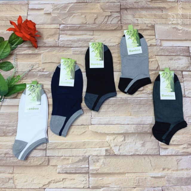 🎋🎋🎋ถุงเท้า ใยไผ่ 🎋ช่วยลดกลิ่นเท้าได้ดีเยี่ยม คู่15บาท