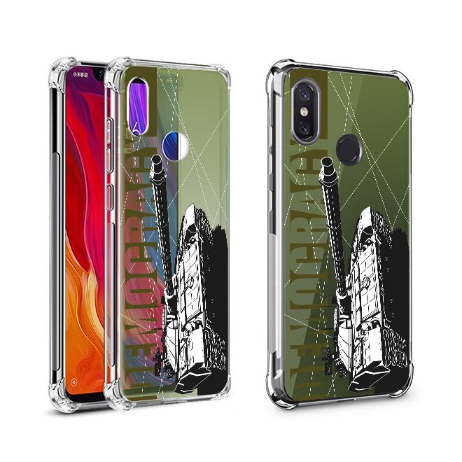 เคส สำหรับ Xiaomi Mi 8 War Series 3D Anti-Shock Protection TPU Case [WA001]