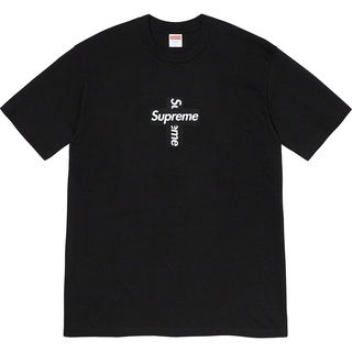 Supreme 20FW เสื้อยืดแขนสั้นพิมพ์ลายโลโก้ Cross Boxlogoแฟชั่น