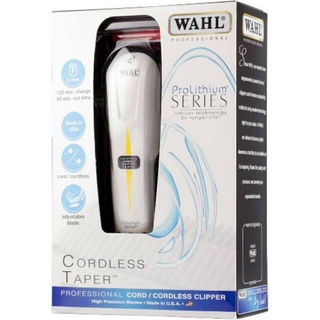 WAHL CORDLESS TAPER  Pro Lithium ปัตตาเลี่ยน ไร้สาย Made in USA แท้ 100% ใช้สำหรับ ตัดผม เก็บขอบ และไล่เฟด มอเตอร์ V5000 แบตตาเลี่ยน แบตเตอร์เลี่ยน ที่ตัดผม