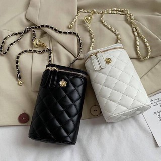 Chanel crossbody bag ขนาดสูง 7 นิ้ว กระเป๋าสะพายข้างทรงสูง กระเป๋าสะพาย กระเป๋าถือ เกรดพรีเมียม งานเนียบ ใช้งานได้ทุกวัน