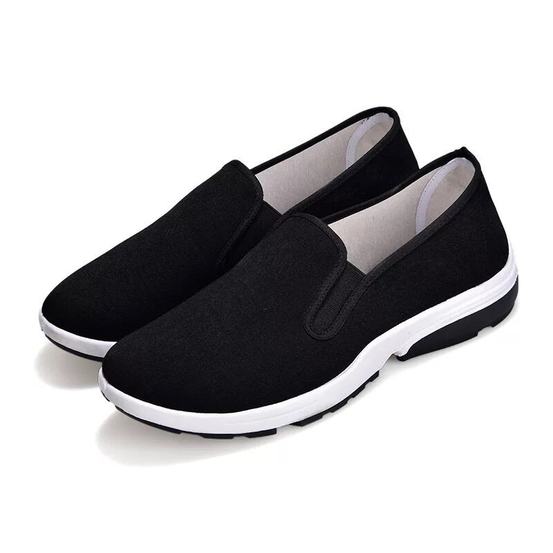 K43-✅ พร้อมส่ง ในไทย ถูกที่สุด ✅ รองเท้าผ้าใบสวมง่ายๆ ใส่สบาย canvas shoes