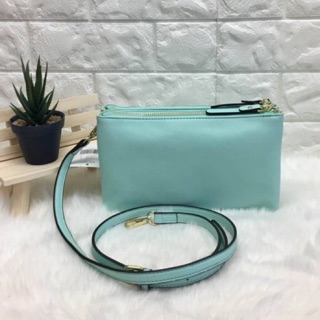 New Kate spade new york 2 zipper crossbody bag แท้ 🍭