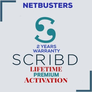 SCRIBD - Premium Lifetime Access ONE TIME PAYMENT + 2 Years Warranty
