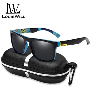 Louiswill แว่นกันแดด Uv400 น้ําหนักเบาสําหรับผู้ชายและผู้หญิง