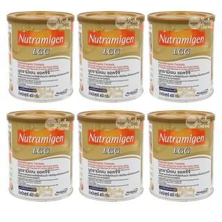 NUTRAMIGEN LGG นมผงสูตรสำหรับเด็กแพ้โปรตีนนมวัว 400g. X 6 กระป๋อง