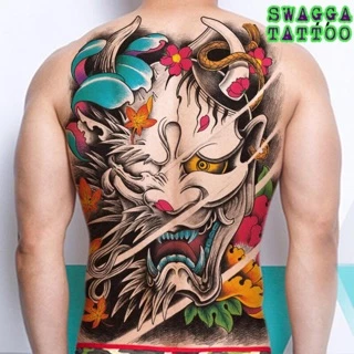 แทททู เต็มหลัง รอยสัก ลายสัก รอยสักชั่วคราว tattoo