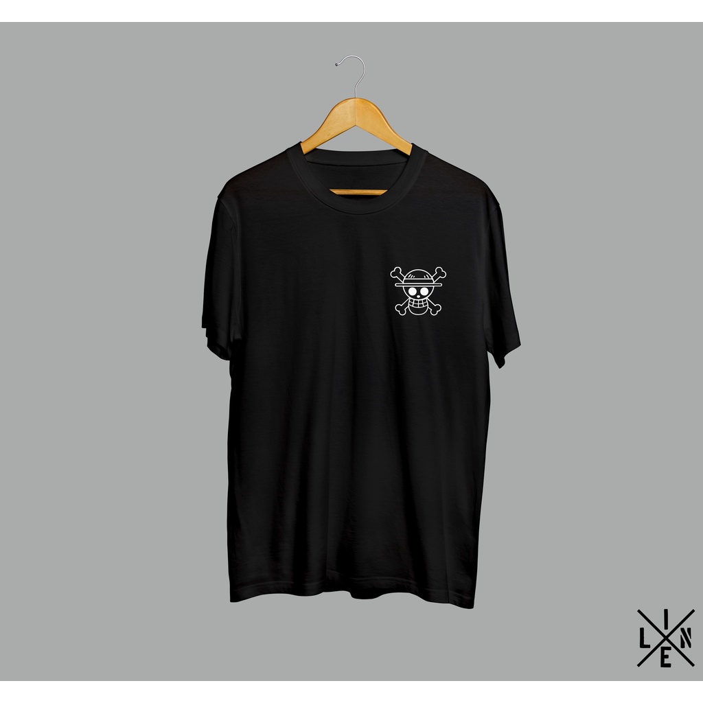 XLINE Distro T-Shirt / Anime Distro T-Shirt One Piece Strawhat Logo Version 1