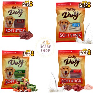 สติ๊กนิ่ม รสไก่ สำหรับหมาทุกวัย 450g Tasty Dog Soft Stick chicken Flavor