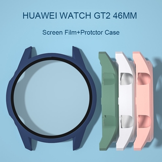 เคสและฟิล์มกันรอยหน้าจอ PC สําหรับ Huawei Watch GT 2 เคส 46 มม. GT2