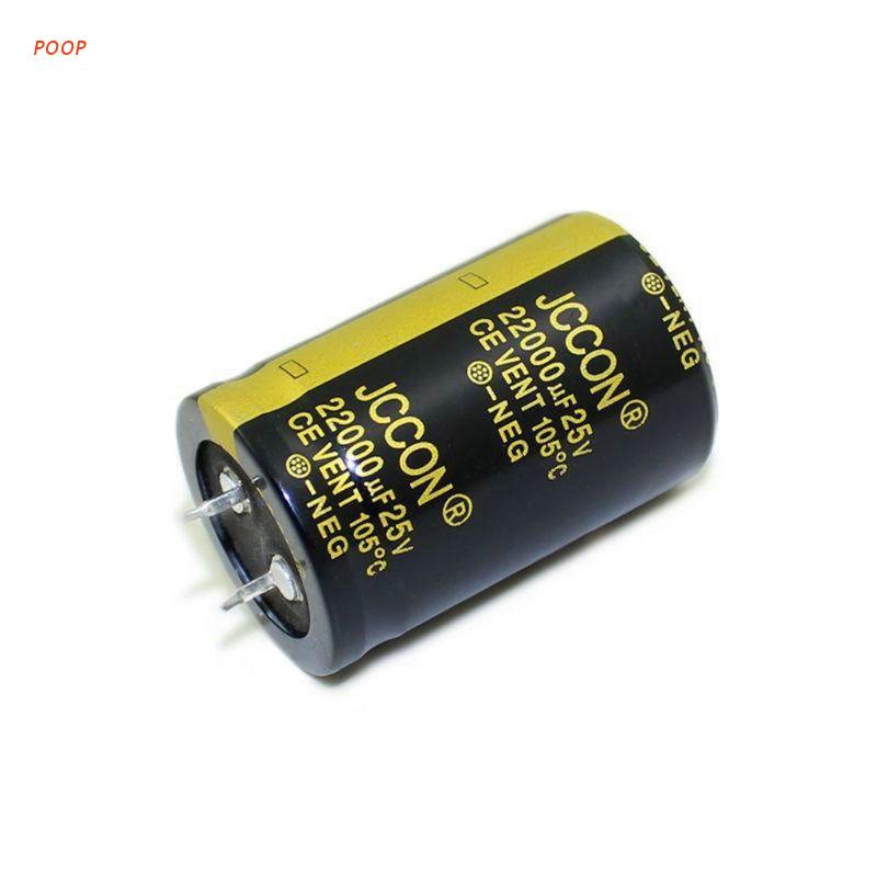 POOP 25V 22000uF 30X45mm Aluminum Electrolytic Capacitor High Frequency Low Impedance