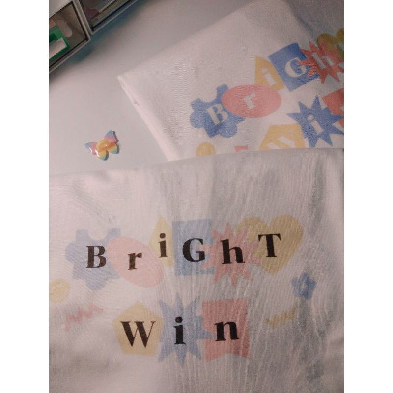 เสื้อยืดสกรีนลายไบร์ทวิน ✨🍒 มีของแถมจำนวนจำกัด!!