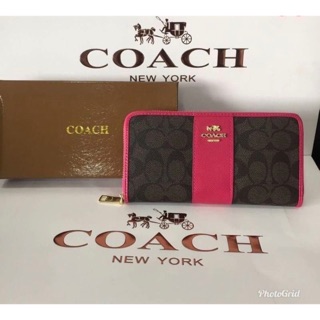 กระเป๋าสตางค์Coach ส่งฟรี EMS ✅