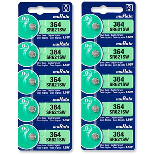 ถ่านกระดุม MURATA SR626SW , 377 ,377A, 626 และ SR621SW , 364 , 621,SR621,CR2016,CR2025,CR2032 จำหน่ายแผงละ 5ก้อน