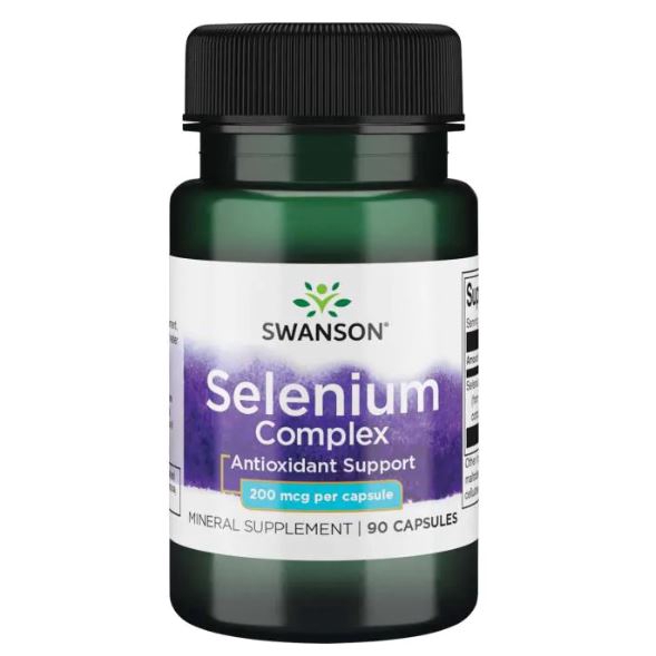 Swanson Selenium 200 mcg [ 90 เม็ด ] Swanson Ultra Albion Selenium, puritan's Pride Selenium